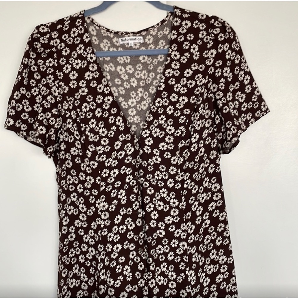 Reformation Floral Midi Dress (Locklin)